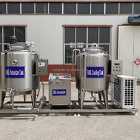 Hete Aanbieding Goede Kwaliteit Zuivelmachines Yoghurtproductielijn 100l 200l 300l 500L Kaasproductie Kleine Melkpasteurisatiemachine