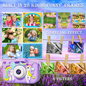 Appareils <span class=keywords><strong>photo</strong></span> de poche, <span class=keywords><strong>appareil</strong></span> <span class=keywords><strong>photo</strong></span> numérique pour selfie, caméra vidéo pour enfants, jouet avec objectif HD pour les cadeaux d'enfants - Product Image 4