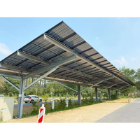 Système de montage solaire pour carport, structure de carport solaire