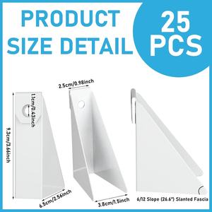 Accessoires de gouttière en gros - Cales, utilisées pour équilibrer les angles des gouttières, peuvent être coupées librement. - Product Image 1