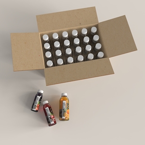 Botella de PET PCR de 250 ml, 350 ml, 500 ml para Jugo y Refrescos, Impresión de Serigrafía, Etiqueta Personalizada para Agua, Café, Leche, Champán, <span class=keywords><strong>Whisky</strong></span>, Fácil de Abrir - Product Image 6