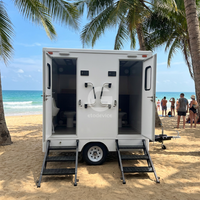 Salle de bain mobile, toilettes portables, remorques sanitaires, douche portable, toilettes et salle de douche portables, remorque sanitaire