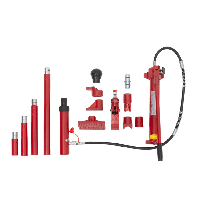 10Ton Split Hydraulic Ram Jack Kit HUIYANG HY-42 27SiMn Alloy Steel for Garage Car Body Restoration