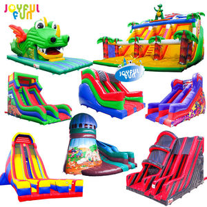 Quảng Châu Nhà Sản Xuất Đôi Làn <span class=keywords><strong>Inflatable</strong></span> Bouncer Nhảy Trượt Cho Vui Chơi Giải Trí Công Viên - Product Image 1