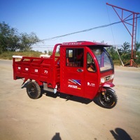 Tricycle commercial de fret de 300 cm³ à moteur essence, tricycle à moteur essence, docker rized, tricycle commercial rized