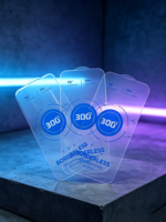 Protecteur d'écran en verre trempé transparent sans bordure incurvé de grande taille 300C pour Redmi Turbo 4 Pro