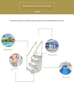 Échelle <span class=keywords><strong>d</strong></span>'escalier <span class=keywords><strong>de</strong></span> <span class=keywords><strong>piscine</strong></span> en PE blanc durable et écologique, <span class=keywords><strong>de</strong></span> 2,2 m <span class=keywords><strong>de</strong></span> hauteur, pour l'accès aux piscines - Vente en gros - Product Image 6