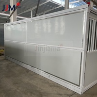 JJM Conteneur Pliant 20ft 40ft Maison Modulaire École Dortoir Préfabriqué Prêt à l'emploi Design Moderne