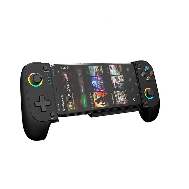 Handheld Ergonomic Wireless Game Controller Turbo BT Wireless Android Gamepad Stretchable Game Controller for IOS Iphone