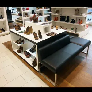 Moderno singolo moderno negozio di scarpe stand rack decorazione di moda per negozio di scarpe, negozio di scarpe espositivo idee di Design
