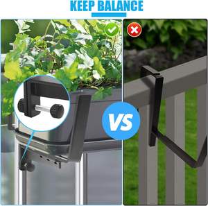 Support <span class=keywords><strong>de</strong></span> boîte <span class=keywords><strong>de</strong></span> jardinière, support <span class=keywords><strong>de</strong></span> boîte <span class=keywords><strong>de</strong></span> fenêtre à suspendre réglable supports <span class=keywords><strong>de</strong></span> support <span class=keywords><strong>de</strong></span> <span class=keywords><strong>pot</strong></span> <span class=keywords><strong>de</strong></span> <span class=keywords><strong>fleur</strong></span> suspendus - Product Image 6