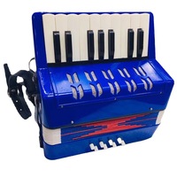 Fisarmonica Diatonica per Bambini a 17 Tasti in ABS, Strumento Musicale Facile da Suonare, Confezione Colorata, Modello SFQ-01