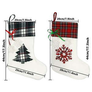 Modern Large Paw Pet Dog Hanging Christmas Stocking for Decorations Christmas Stocking - Product Image 6