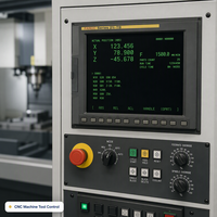 Sistema CNC Original FANUC Serie 21i-TB A02B-0285-B500, Unidad de Pantalla LCD para Controlador CNC, Hecho en Japón