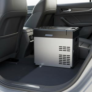 Réfrigérateur de voiture OEM, prix d'usine en gros, mini-réfrigérateur-congélateur portable thermoélectrique à refroidissement direct 12V-24V, réfrigérateur électrique - Product Image 2