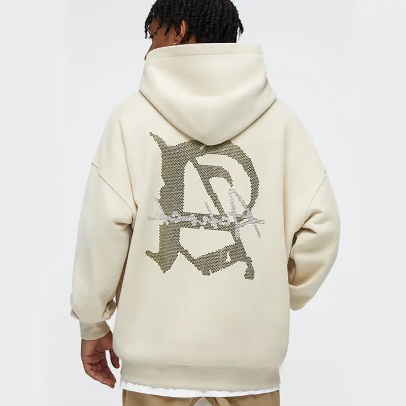 2023 new autumn/winter rhinestone hoodie Bow hot drill zipper jacket unisex hoodie