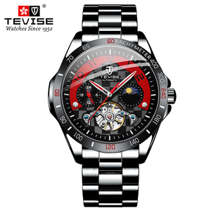 Tarot T855B — montre de luxe pour homme, à Tourbillon automatique, cadran et Phase de lune, bonne qualité - Product Image 5