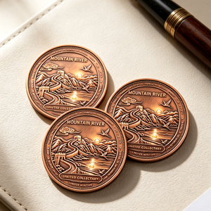 Barra de lingote de cobre de 1 onza, 999 de pureza, con diseño en relieve para colección - Product Image 3