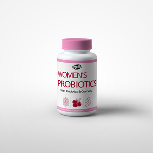 Probiotiques pour femmes avec prébiotiques et canneberge, 120 capsules, soutien à la santé digestive, certifié GMP, marque privée OEM/ODM - Product Image 1
