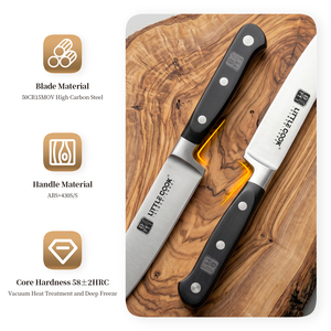 Cuchillo de Carnicero de 5.6 Pulgadas, Hoja de Acero Alemán X50CrMoV15, Cuchillos Afilados como una Navaja, Resistentes al Óxido, Cuchillo de Cocina Profesional para Chef - Product Image 3