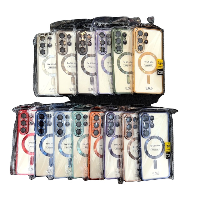Exclusive Magnetic Wireless Charging TPU Wholesale Custom Mobile Phone Cases for iphone Galaxy S26 S25 S24 Ultra A16 A17 A57