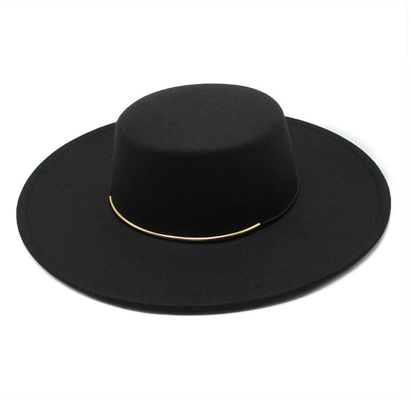 Fedora Hats Wide Brim Women Men Stylish Versatile