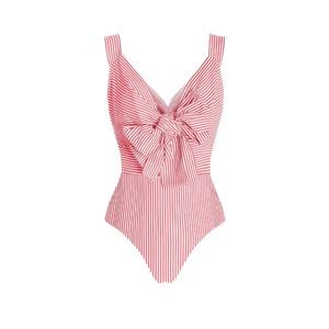 <span class=keywords><strong>Maillot</strong></span> <span class=keywords><strong>de</strong></span> <span class=keywords><strong>bain</strong></span> une pièce sexy JSN Custom 2025, nouveau design, style rayé avec nœud, et <span class=keywords><strong>robe</strong></span> <span class=keywords><strong>de</strong></span> plage pour femme, bikini une pièce - Product Image 5