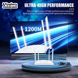 1200 गीगाबिट वाईफाई राउटर डुअल बैंड एंटेना 4*1000 एमबीपीएस फास्ट ईथरनेट पोर्ट घरेलू उपयोग के लिए wps का समर्थन करता है। - Product Image 4