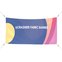 Bannière en PVC imprimée sur mesure, ignifuge et durable, impression éco-solvant pour stand de salon professionnel et salle d'exposition