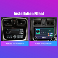 Autoradio Android 2Din 11,8 pouces pour Renault Sandero 2014-2017 Écran QLED 2K Stéréo de voiture Lecteur DVD de voiture Carplay Android Auto