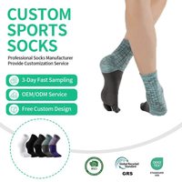 Chaussettes de course athlétiques pour femmes, chaussettes de compression serrées, respirantes, anti-transpiration, chaussettes de course personnalisées
