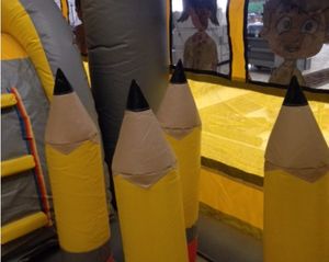 Autobús escolar mágico inflable, casa <span class=keywords><strong>de</strong></span> rebote, alquiler <span class=keywords><strong>de</strong></span> coches amarillos, puente combinado, Tobogán, carrera <span class=keywords><strong>de</strong></span> obstáculos, casa <span class=keywords><strong>de</strong></span> salto - Product Image 5