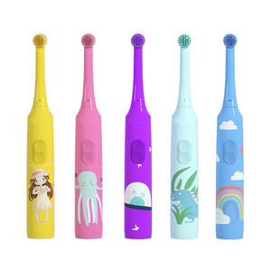 Tête rotative Tête <span class=keywords><strong>changeable</strong></span> étanche <span class=keywords><strong>Brosse</strong></span> à dents pour enfants alimentée par batterie - Product Image 2