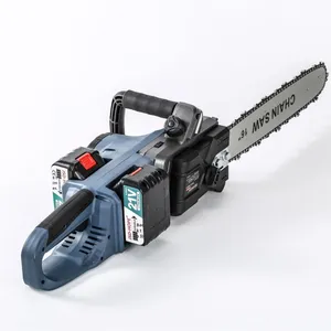 62 foresterie 60cc 25 pouces gardé bois coupe tronçonneuse Machine scie à chaîne alimentée par batterie - Product Image 1