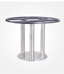 Nhà Hàng Ăn Thép Không Gỉ Ăn Uống Hỗ Trợ Bên Chân 914Mm Brass Sang Trọng Bảng Cơ Sở - Product Image 4