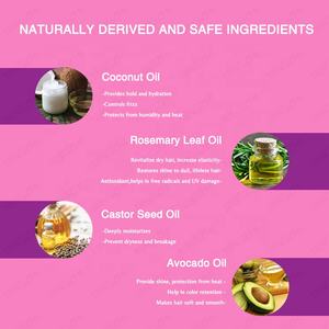 OEM DOM gel de coiffage naturel crème frisée pour cheveux naturels - Product Image 5