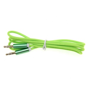 Intrecciato Placcato Oro <span class=keywords><strong>Jack</strong></span> Da 3.5mm Aux <span class=keywords><strong>Cavo</strong></span> <span class=keywords><strong>Audio</strong></span> Per il iphone MP4 Cuffia Car Linea Filo Dell'altoparlante AUX <span class=keywords><strong>Cavo</strong></span> - Product Image 6