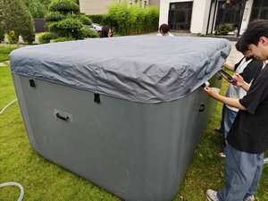 Piscina Inflable Personalizada 2026, la Más Vendida, con Tecnología Drop Stitch+PVC, para Niños, Mascotas, Uso Familiar, Juegos Acuáticos y Baños al Aire Libre en Verano - Product Image 5