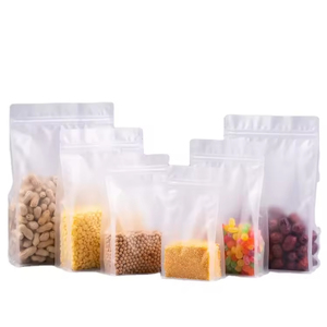 Chiusura trasparente trasparente con chiusura a Zip in plastica con <span class=keywords><strong>fondo</strong></span> piatto sacchetti di plastica <span class=keywords><strong>per</strong></span> imballaggi secchi di riso <span class=keywords><strong>per</strong></span> alimenti a base di frutta - Product Image 3