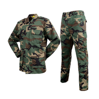 Uniforme de camouflage jungle BDU tactique d'assaut, unisexe, respirant, en coton et polyester, anti-UV, ignifuge, résistant aux déchirures, OEM