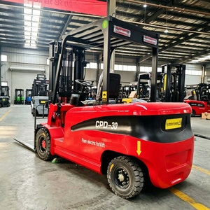 Forklift Listrik 5 Ton Tinggi Angkat 3-6m Transportasi Kargo Gudang Besar Forklift Bertenaga Kuat - Product Image 2