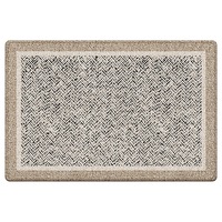 Tapis de bureau géométrique moderne, rectangulaire, antidérapant, pour bureau, salle d'étude, tapis de sol
