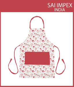 High Quality 100% Cotton <b>Apron</b> Custom Printed Design Durable Washable Sustainable Anti- Adjustable Strap Home Textile - Product Image 4