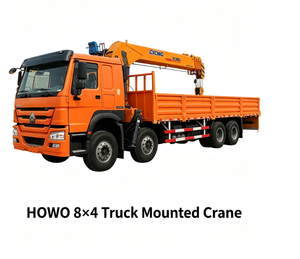Grue montée sur camion Sinotruk 8x4, capacité <span class=keywords><strong>de</strong></span> levage personnalisée, grue hydraulique anti-surchargement, fournie directement par l'usine - Product Image 3