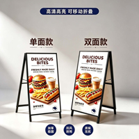 Panneau lumineux personnalisé en forme de A pour vitrine de chocolaterie, café, boutique, support de menu, panneau rétroéclairé