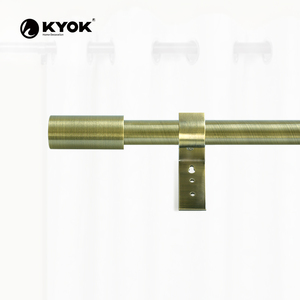 รางม่าน KYOK ทรงกระบอก ป้องกันสนิม ดีไซน์มินิมอล สีดำ ทอง เงิน บรอนซ์ - Product Image 3