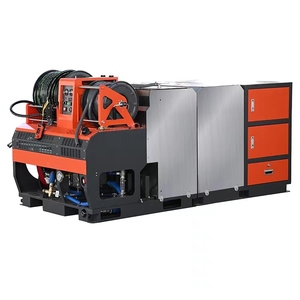 أنبوب تصريف Amjet للفتح بضغط عالٍ 180 بار 65 لتر في الدقيقة مع خزان مياه لتر - Product Image 2