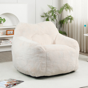Modern Style Home Furniture Customizable Lazy <b>Bean</b> <b>Bag</b> Sofa with Space-Saving Backrest Soft Foam Filled for Bedroom Use - Product Image 1
