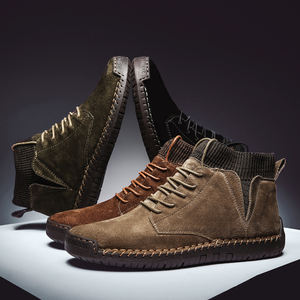 Chaussures décontractées pour hommes Doublure simple en peluche Grande taille 38-48 Respirant Noir <span class=keywords><strong>Vert</strong></span> Mocassins pour l'été Printemps Hiver - Product Image 3