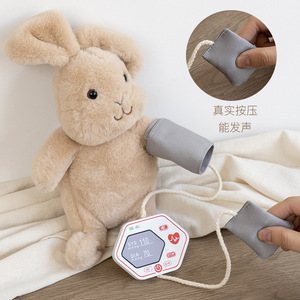 Trousse de <span class=keywords><strong>docteur</strong></span> en <span class=keywords><strong>bois</strong></span> pour enfants, ensemble médical de jeu d'imitation avec stéthoscope et mallette de transport, <span class=keywords><strong>jouet</strong></span> éducatif de jeu de rôle pour les tout-petits de 3 ans et plus - Product Image 4